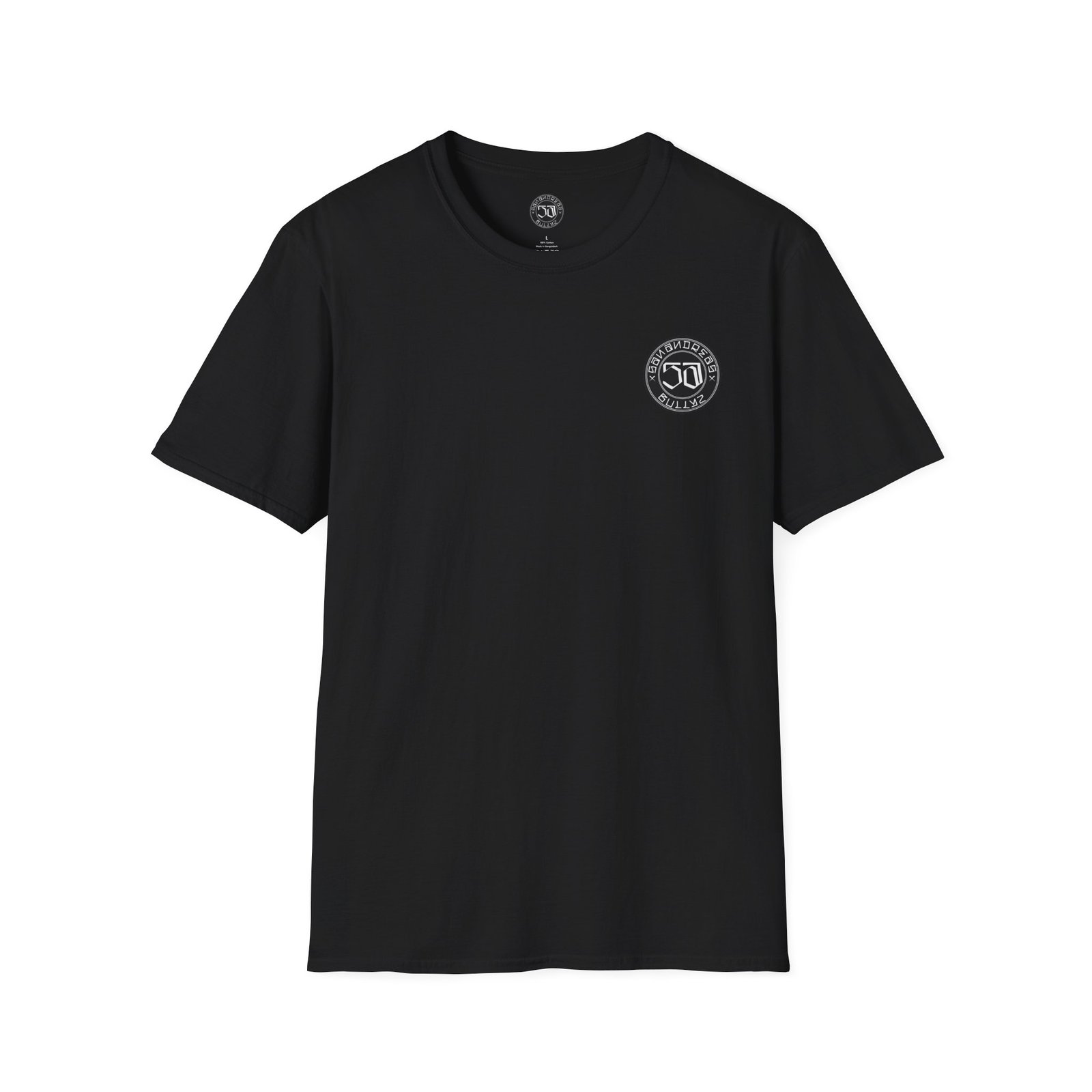 Retro Badge T-Shirt — 50 Bullz Circular Logo Tee