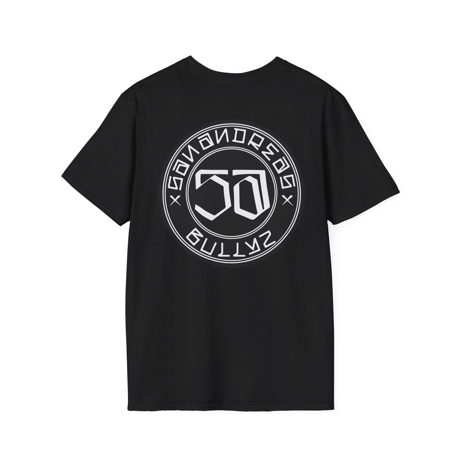 Retro Badge T-Shirt — 50 Bullz Circular Logo Tee - Image 2